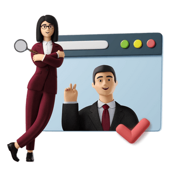 business-3d-woman-recruiter-leaning-on-browser-window-with-man-showing-v-sign-inside (1).png