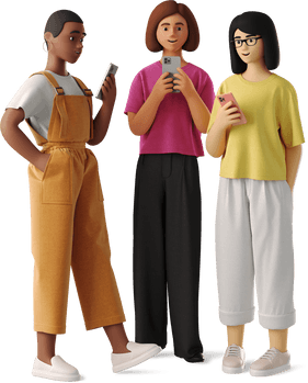 3d-business-girls-with-phones.png